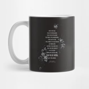 Bene Gesserit Litany Against Fear Mug